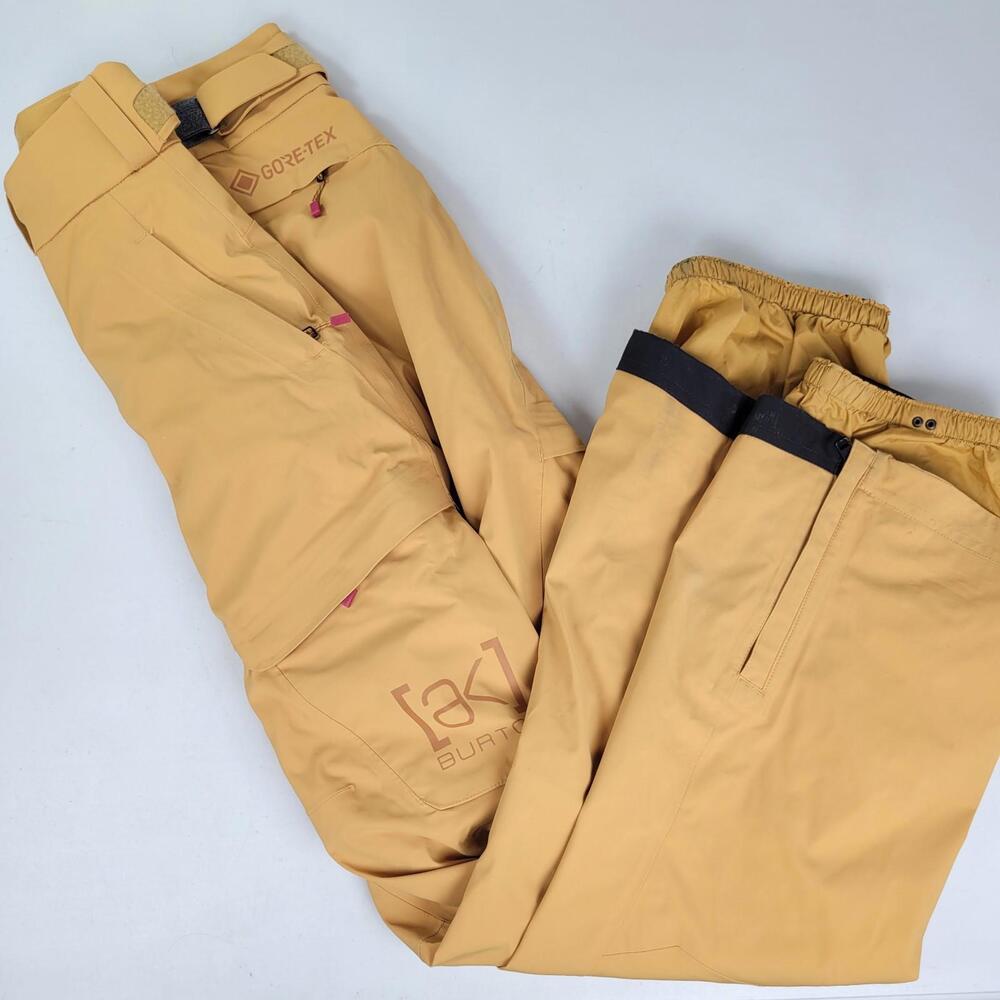 AK Burton Goretex Summit Women's  Snow Ski Pants Living Lining XXS Brown Tan